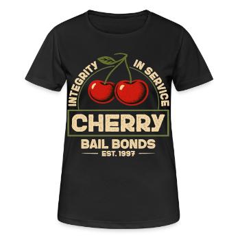 Integrity In Service Cherry bail bonds EST. 1997 - Women's Breathable T-Shirt - black - Front - AI Model Female 172 light (172cm)