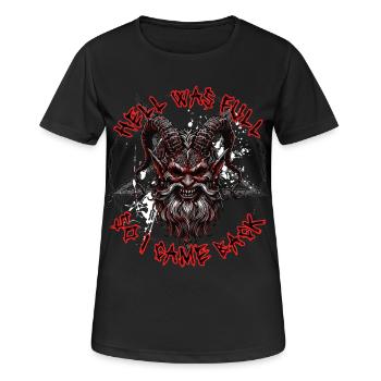 Sataniste Baphomet Satanisme - T-shirt respirant Femme - noir - Devant - AI Model Female 172 light (172cm)