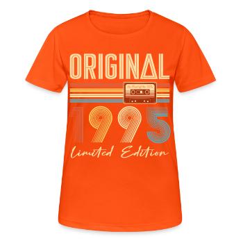 Cadeau pour un 30e anniversaire - T-shirt respirant Femme - orange néon - Devant - AI Model Female 172 dark (172cm)