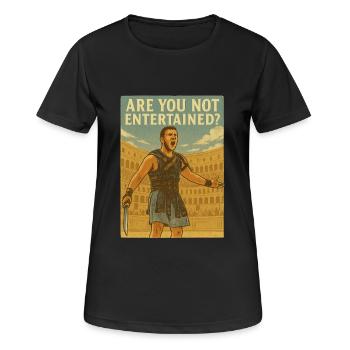 N’êtes-vous pas diverti ? - T-shirt respirant Femme - noir - Devant - AI Model Female 172 light (172cm)