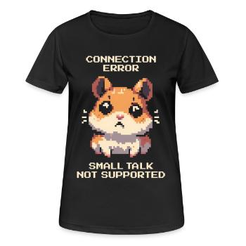 Erreur de connexion : Smalltalk impossible | Intro - T-shirt respirant Femme - noir - Devant - AI Model Female 172 light (172cm)