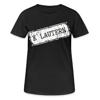 Kaiserslautern - T-shirt respirant Femme - noir - Devant - AI Model Female 172 light (172cm)