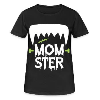 Momster - Women's Breathable T-Shirt - black - Front - AI Model Female 172 light (172cm)