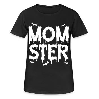 Momster - Women's Breathable T-Shirt - black - Front - AI Model Female 172 light (172cm)