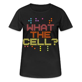 Braille Teacher Braille What The Cell - Women's Breathable T-Shirt - black - Front - AI Model Female 172 light (172cm)