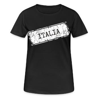 Italia - Women's Breathable T-Shirt - black - Front - AI Model Female 172 light (172cm)