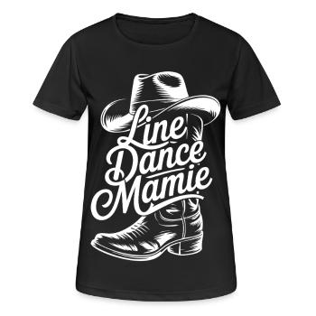 Western Elegance for Grandma - Women's Breathable T-Shirt - black - Front - AI Model Female 172 light (172cm)