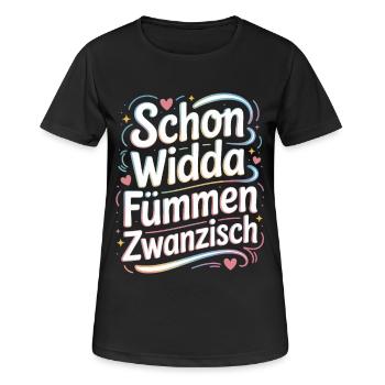 Widda Fümmen Zwanzisch fête déjà ses 50 ans - T-shirt respirant Femme - noir - Devant - AI Model Female 172 light (172cm)