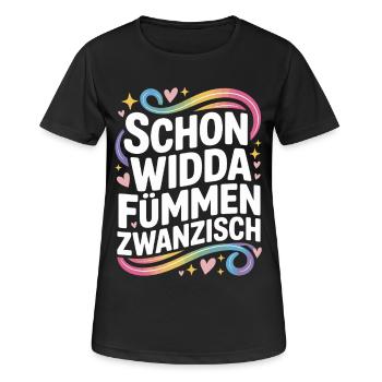 Widda Fümmen Zwanzisch fête déjà ses 50 ans - T-shirt respirant Femme - noir - Devant - AI Model Female 172 light (172cm)