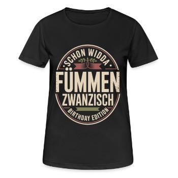 Widda Fümmen Zwanzisch fête déjà ses 50 ans - T-shirt respirant Femme - noir - Devant - AI Model Female 172 light (172cm)