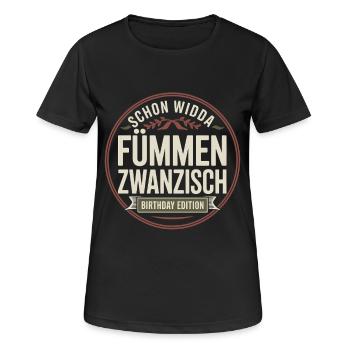 Widda Fümmen Zwanzisch fête déjà ses 50 ans - T-shirt respirant Femme - noir - Devant - AI Model Female 172 light (172cm)