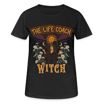 Life Coach Motivational Speaker The Life Coach Witch - Women's Breathable T-Shirt - black - Front - AI Model Female 172 light (172cm)