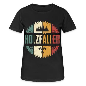 lumberjack - Women's Breathable T-Shirt - black - Front - AI Model Female 172 light (172cm)