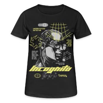 Urban Future – Futuristic Streetwear - Women's Breathable T-Shirt - black - Front - AI Model Female 172 light (172cm)