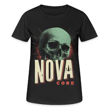 Nova Core Skull - Women's Breathable T-Shirt - black - Front - AI Model Female 172 light (172cm)