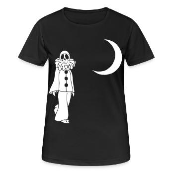 In the light of the moon - Women's Breathable T-Shirt - black - Front - AI Model Female 172 light (172cm)