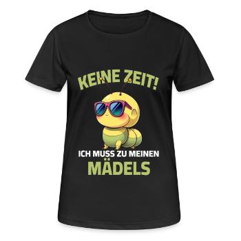 Garden Caterpillar Sayings Gardener Nursery - Women's Breathable T-Shirt - black - Front - AI Model Female 172 light (172cm)