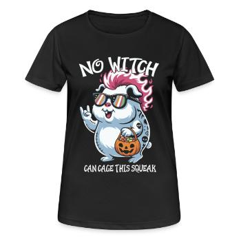 Hamster mit Sonnenbrillen Halloween Spaß - Frauen T-Shirt atmungsaktiv - Schwarz - Vorne - AI Model Female 172 light (172cm)