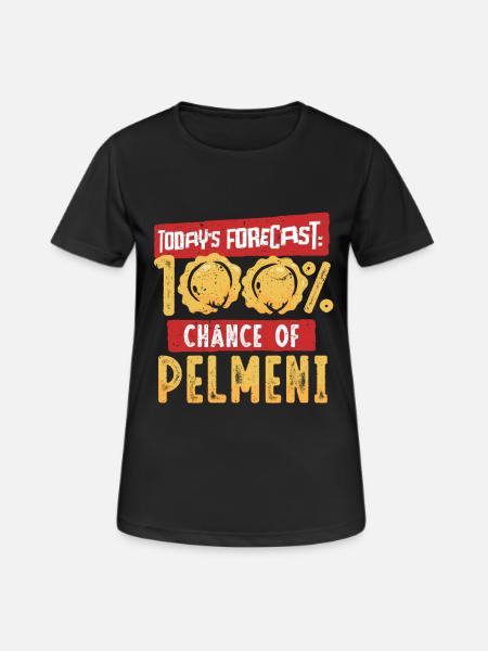 Pelmeni Pelmenis - Frauen T-Shirt atmungsaktiv - Schwarz