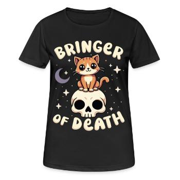 Bringer of Death - Women's Breathable T-Shirt - black - Front - AI Model Female 172 light (172cm)