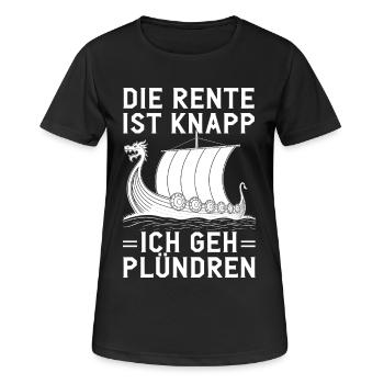 Pension Knapp Viking Raider - T-shirt respirant Femme - noir - Devant - AI Model Female 172 light (172cm)