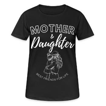 Mother & Daughter Best Friends For Life - Women's Breathable T-Shirt - black - Front - AI Model Female 172 light (172cm)