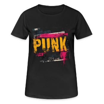 Punk rock - Women's Breathable T-Shirt - black - Front - AI Model Female 172 light (172cm)
