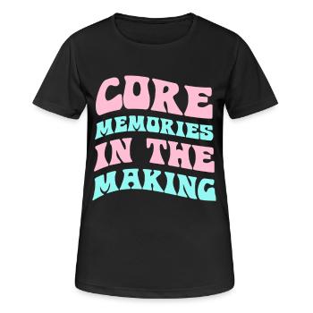 Core Memories in the Making - Women's Breathable T-Shirt - black - Front - AI Model Female 172 light (172cm)