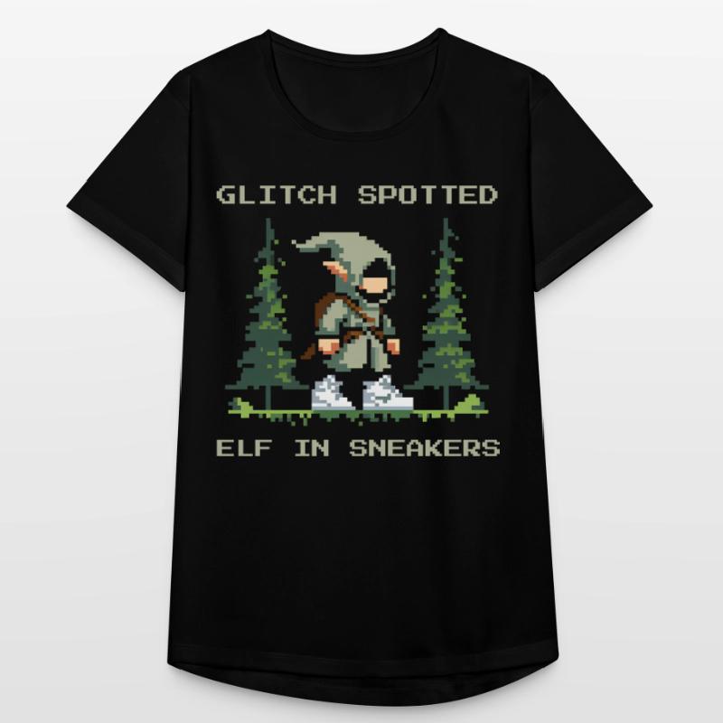 Bug découvert : Elfe avec des baskets | Glitch de GN T-shirt respirant Femme