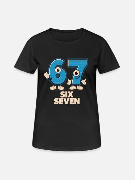 6 7 Six Seven Memes – Aura Points Kids Gaming - Women's Breathable T-Shirt - black