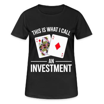 Blackjack Spruch Design - Frauen T-Shirt atmungsaktiv - Schwarz - Vorne - AI Model Female 172 light (172cm)