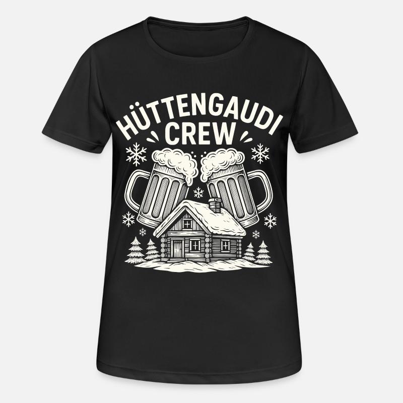 Hut fun crew - Women's Breathable T-Shirt - black