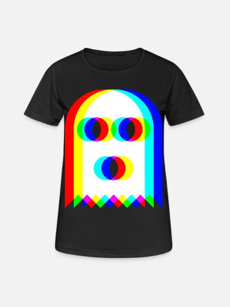 👻 RGB Ghost - Women's Breathable T-Shirt - black