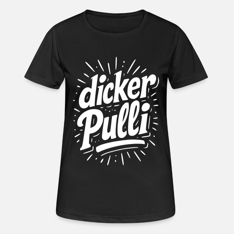 Dicker Pulli Neon Typo - Frauen T-Shirt atmungsaktiv - Schwarz