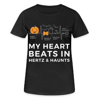 Lustige Wissenschaft und Technik Halloween TShirt - Frauen T-Shirt atmungsaktiv - Schwarz - Vorne - AI Model Female 172 light (172cm)