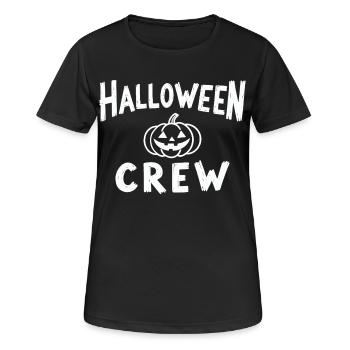 Halloween Crew Pumpkin Head Troop - Women's Breathable T-Shirt - black - Front - AI Model Female 172 light (172cm)