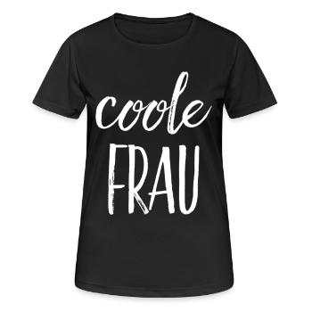 Cool woman - Women's Breathable T-Shirt - black - Front - AI Model Female 172 light (172cm)