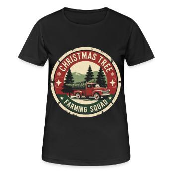 Weihnachtsbaum Züchter - Frauen T-Shirt atmungsaktiv - Schwarz - Vorne - AI Model Female 172 light (172cm)