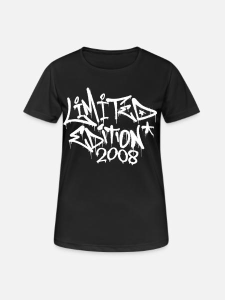 Limitierte Graffiti Edition 2008 Limited Edition - Frauen T-Shirt atmungsaktiv - Schwarz