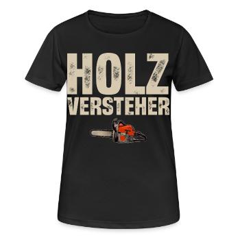 lumberjack - Women's Breathable T-Shirt - black - Front - AI Model Female 172 light (172cm)