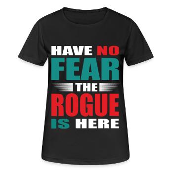 Have no Fear the Schurke is here Outfit - Frauen T-Shirt atmungsaktiv - Schwarz - Vorne - AI Model Female 172 light (172cm)