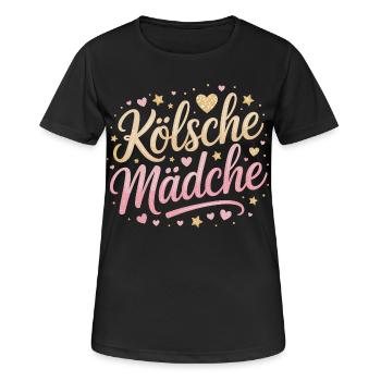 Cologne Girls Carnival Cologne Cologne Cologne Girls - Women's Breathable T-Shirt - black - Front - AI Model Female 172 light (172cm)