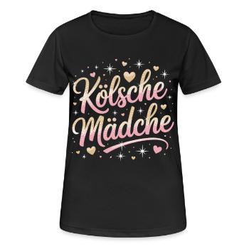 Cologne Girls Carnival Cologne Cologne Cologne Girls - Women's Breathable T-Shirt - black - Front - AI Model Female 172 light (172cm)