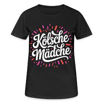 Cologne Girls Carnival Cologne Cologne Cologne Girls - Women's Breathable T-Shirt - black - Front - AI Model Female 172 light (172cm)