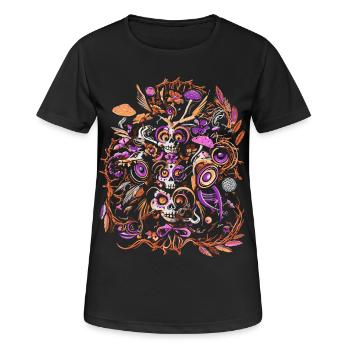 Carnival spirit  - T-shirt respirant Femme - noir - Devant - AI Model Female 172 light (172cm)