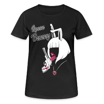 verliebt - Frauen T-Shirt atmungsaktiv - Schwarz - Vorne - AI Model Female 172 light (172cm)