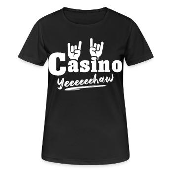 Casino Gambling - Women's Breathable T-Shirt - black - Front - AI Model Female 172 light (172cm)