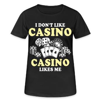 Casino Casino Players - Women's Breathable T-Shirt - black - Front - AI Model Female 172 light (172cm)