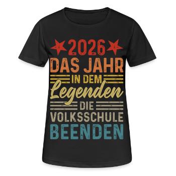 2026 Ending the Year in the Legends of Elementary School - Women's Breathable T-Shirt - black - Front - AI Model Female 172 light (172cm)