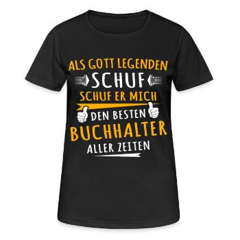 Accountant - Women's Breathable T-Shirt - black - Front - AI Model Female 172 light (172cm)